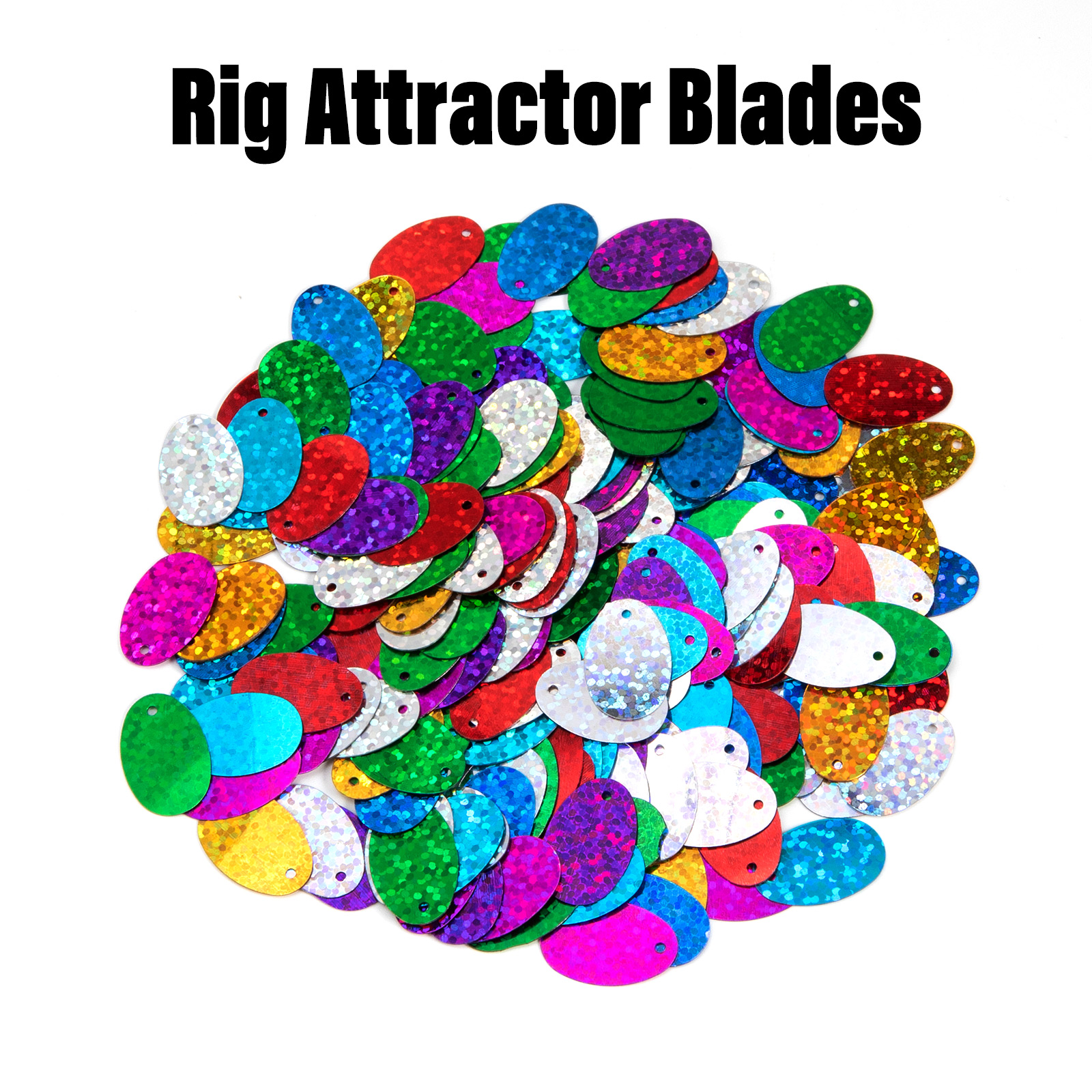 Fishing Lure Blade Bait - Fishing Rig Attractor Blade for Making