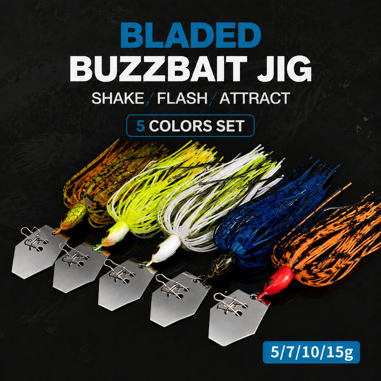 Spinnerbait Lure Set Silicone  - огляд і ціна Fishing Lure Blade Bait