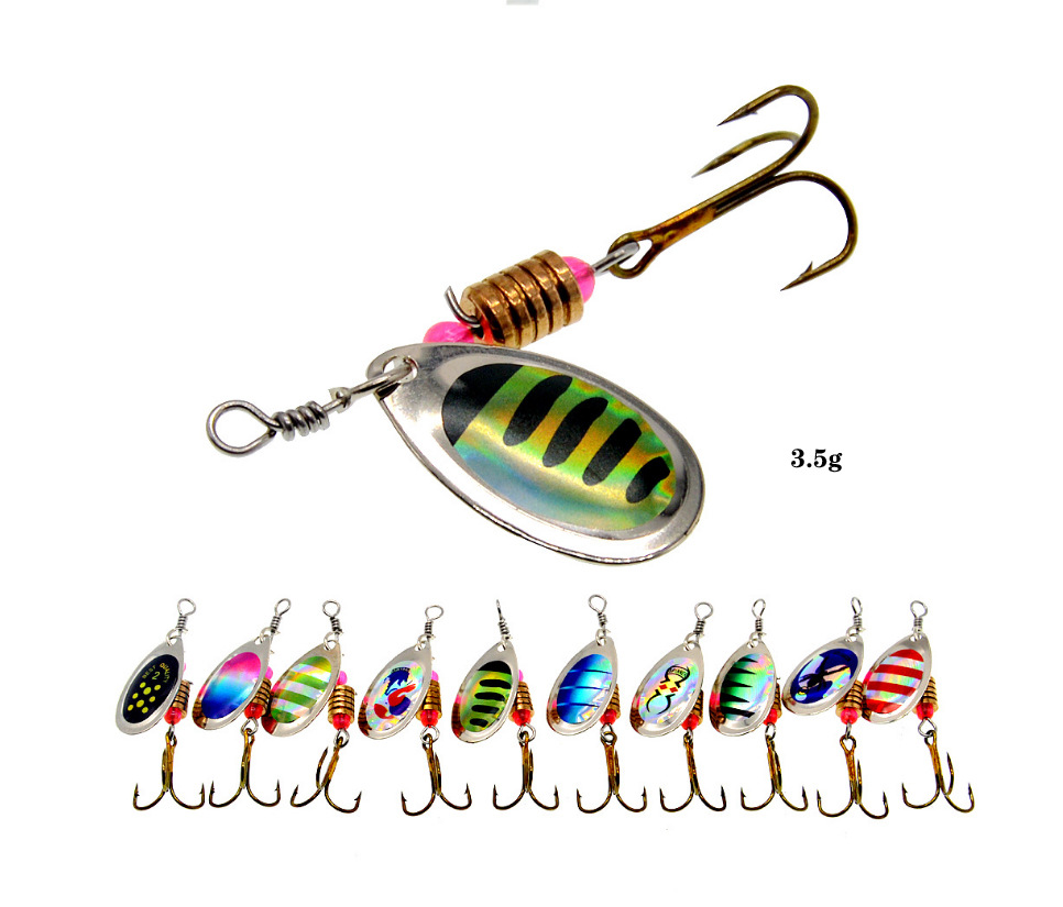 Newest Metal Spoon Spinner Fis - огляд і ціна Fishing Lure Soft Plastic