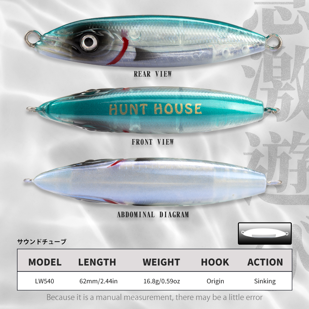 Hunthouse Fishing Slow Sinking - огляд і ціна Fishing Lure Buzzbait