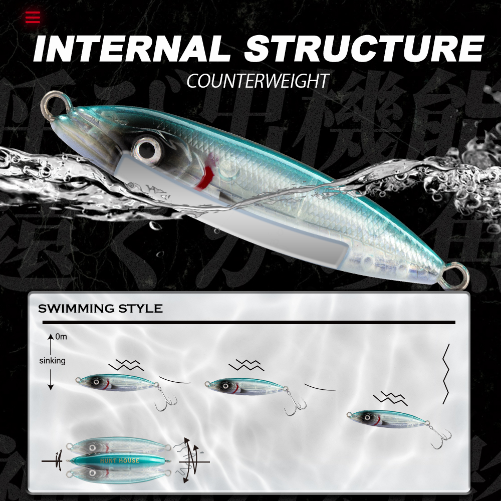 Hunthouse Fishing Slow Sinking - огляд і ціна Fishing Lure Buzzbait