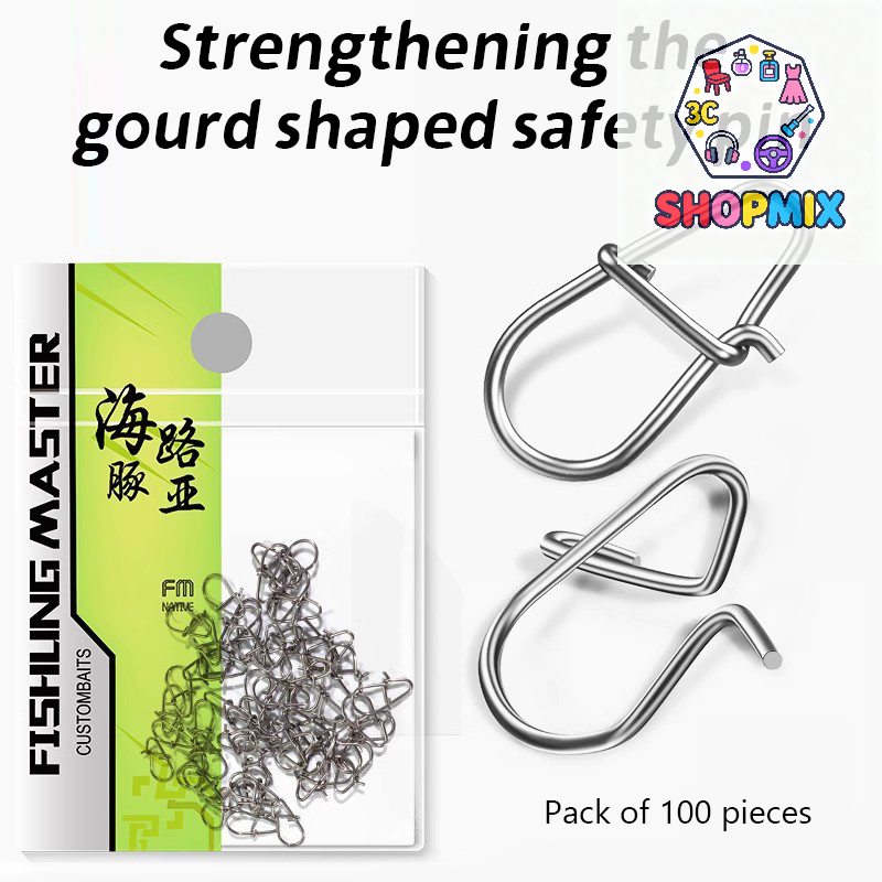 100Pcs Fishing Clips Fast Cran - огляд і ціна Fishing Lure Kit