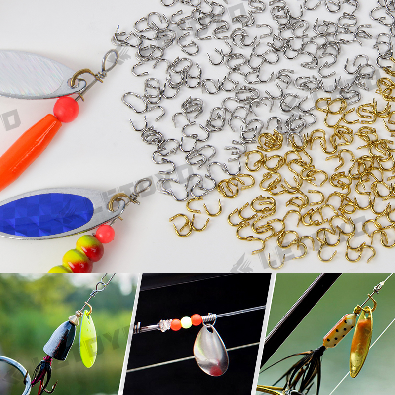 LETOYO 100pcs Folded Clevises  - огляд і ціна Fishing Lure Spinnerbait