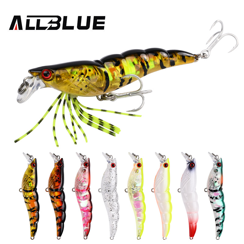ALLBLUE 3D Flash Shrimp 70mm 7 - огляд і ціна Fishing Lure Buzzbait