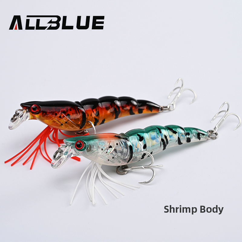 ALLBLUE 3D Flash Shrimp 70mm 7 - огляд і ціна Fishing Lure Buzzbait