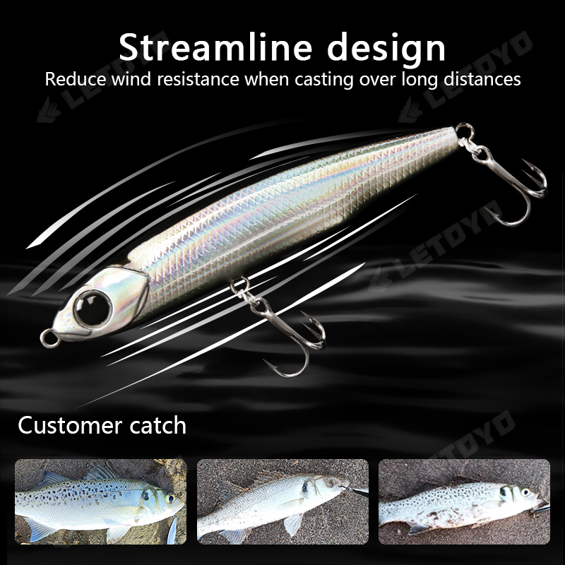 LETOYO Sinking Pencil 17g 12g- - огляд і ціна Fishing Lure Spinnerbait