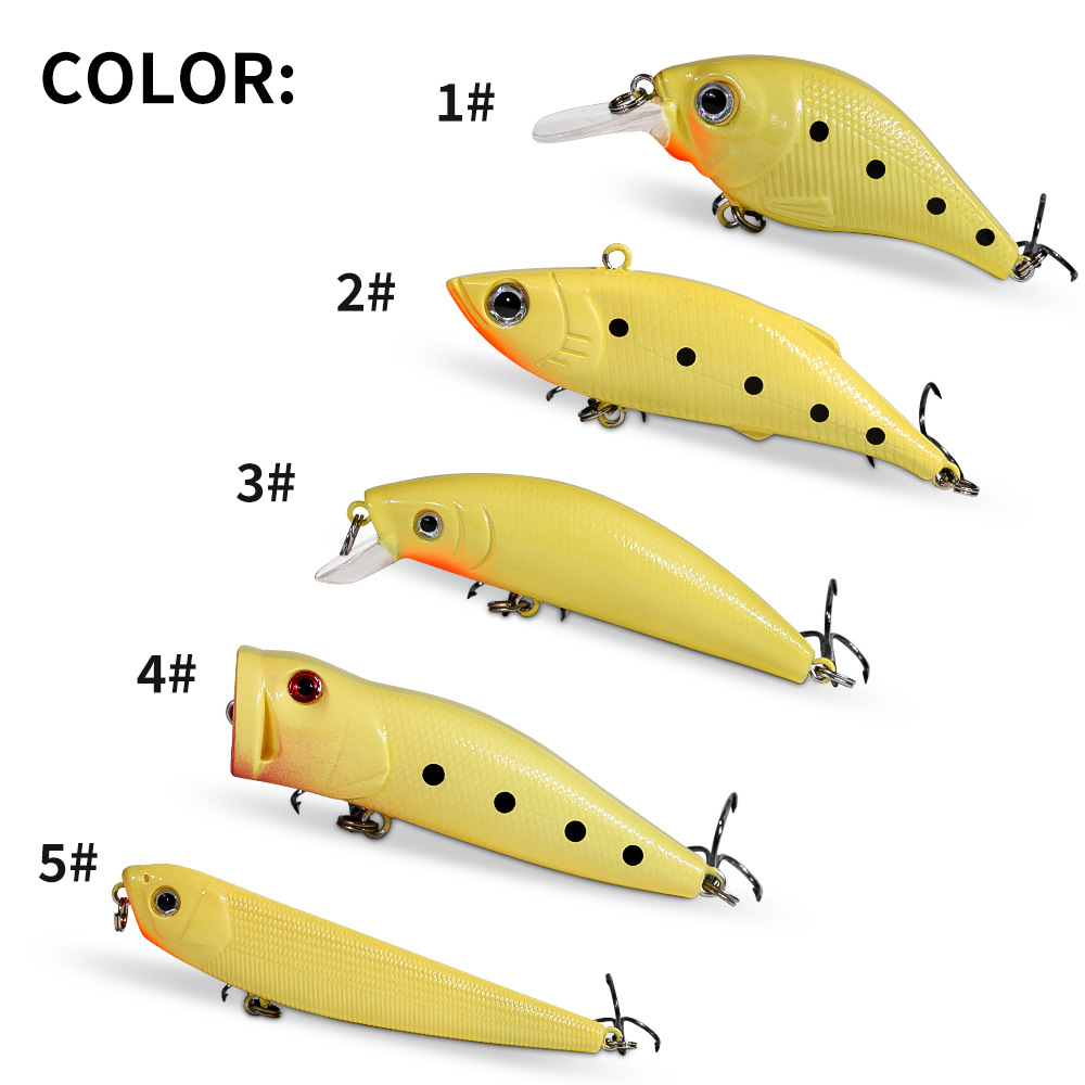 2026 Glow Lure Hard Bait Kit C - огляд і ціна Fishing Lure Popper