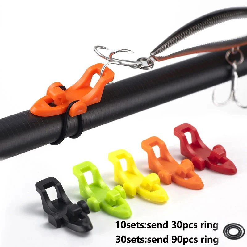 10pcs Fishing Rod Pole Hook Ke - огляд і ціна Fishing Lure Accessories