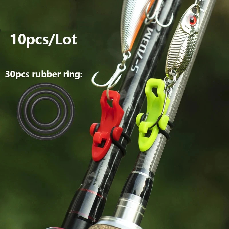 10pcs Fishing Rod Pole Hook Ke - огляд і ціна Fishing Lure Accessories