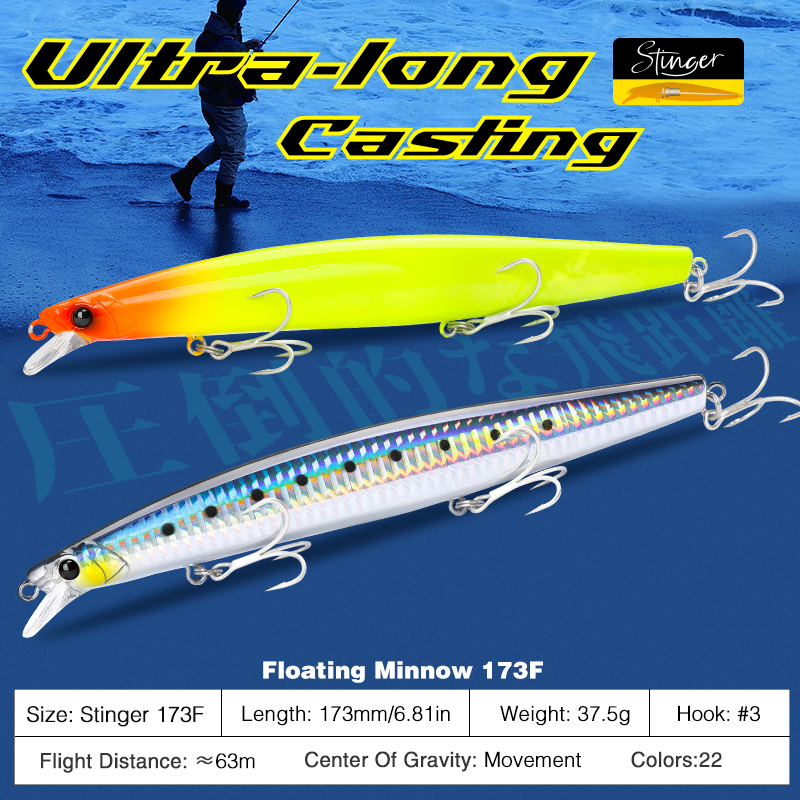 TSURINOYA Shore Fishing STINGE - огляд і ціна Fishing Lure Topwater