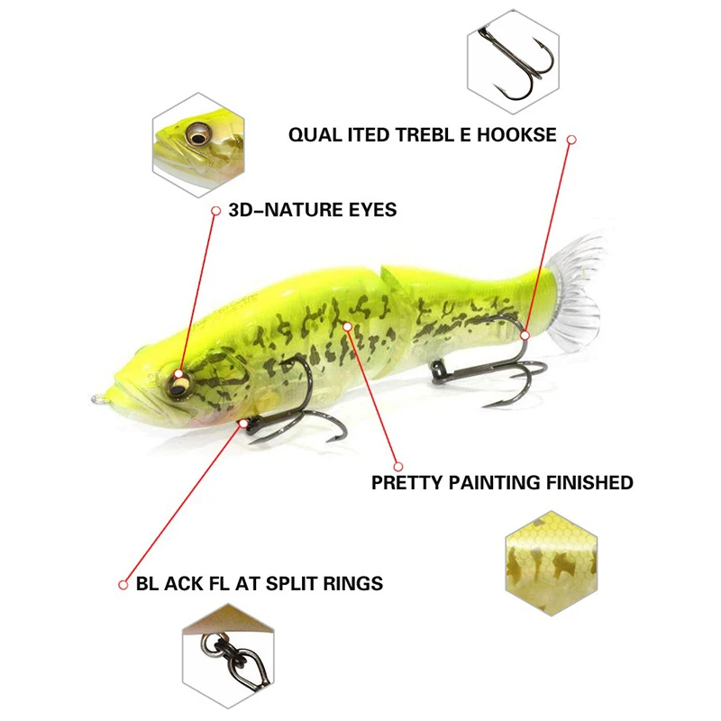Swimbait Fishing Lure 135mm 31 - огляд і ціна Fishing Lure Buzzbait