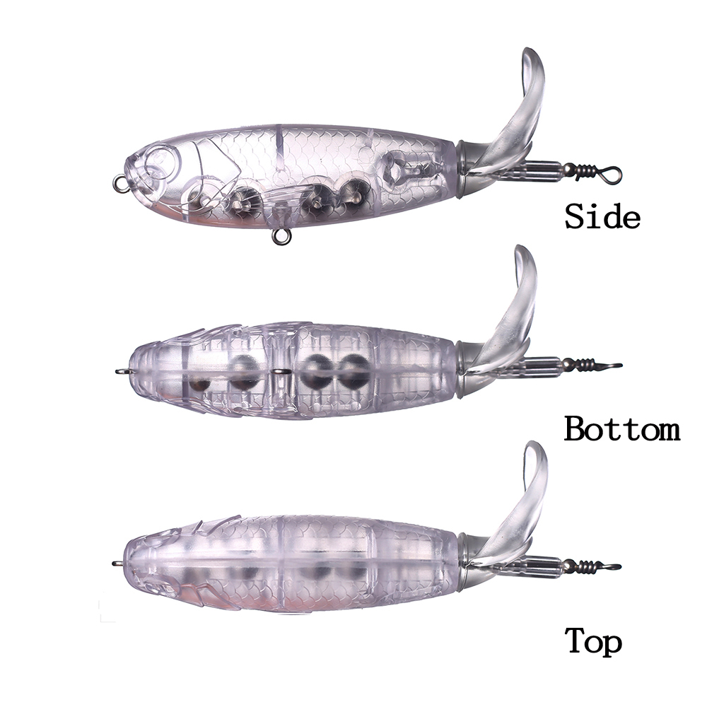 Chan’sHuang 20PCS Unpainted Bl - огляд і ціна Fishing Lure Popper