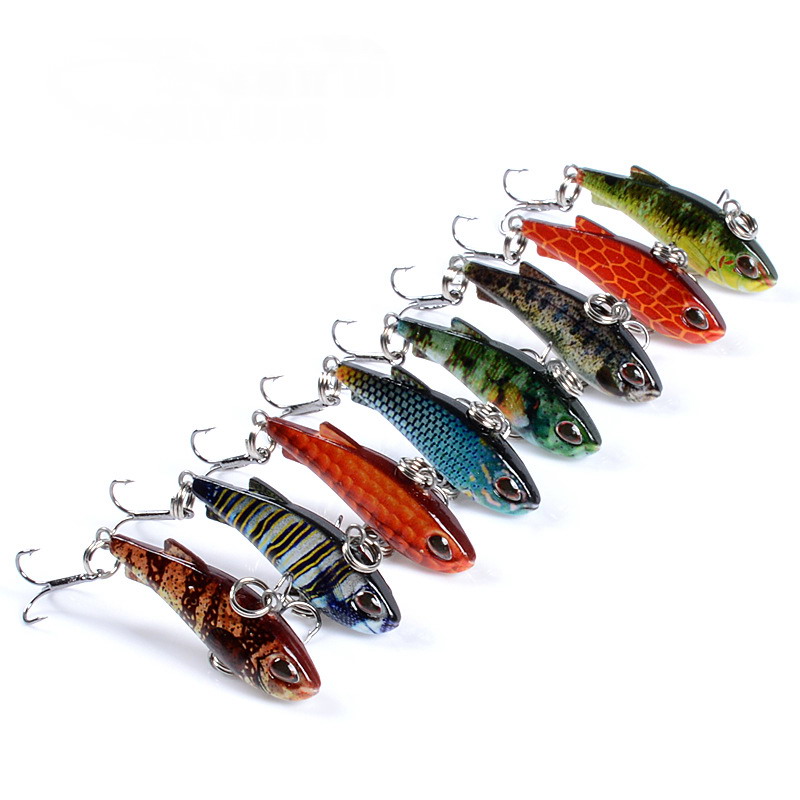 8pcs 4cm 4g Mini Lipless VIB F - огляд і ціна Fishing Lure Buzzbait