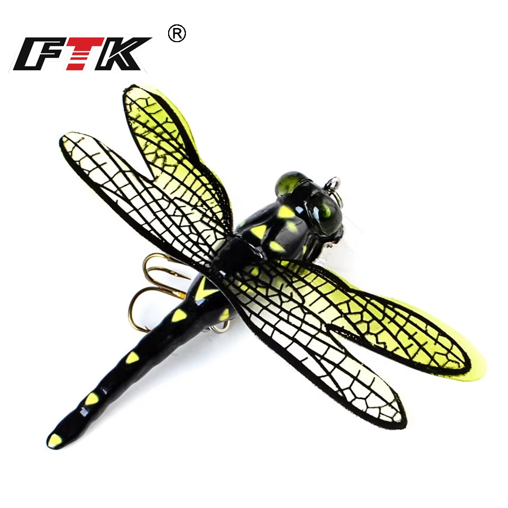 FTK 6g Topwater Dragonfly Dry  - огляд і ціна Fishing Lure Popper