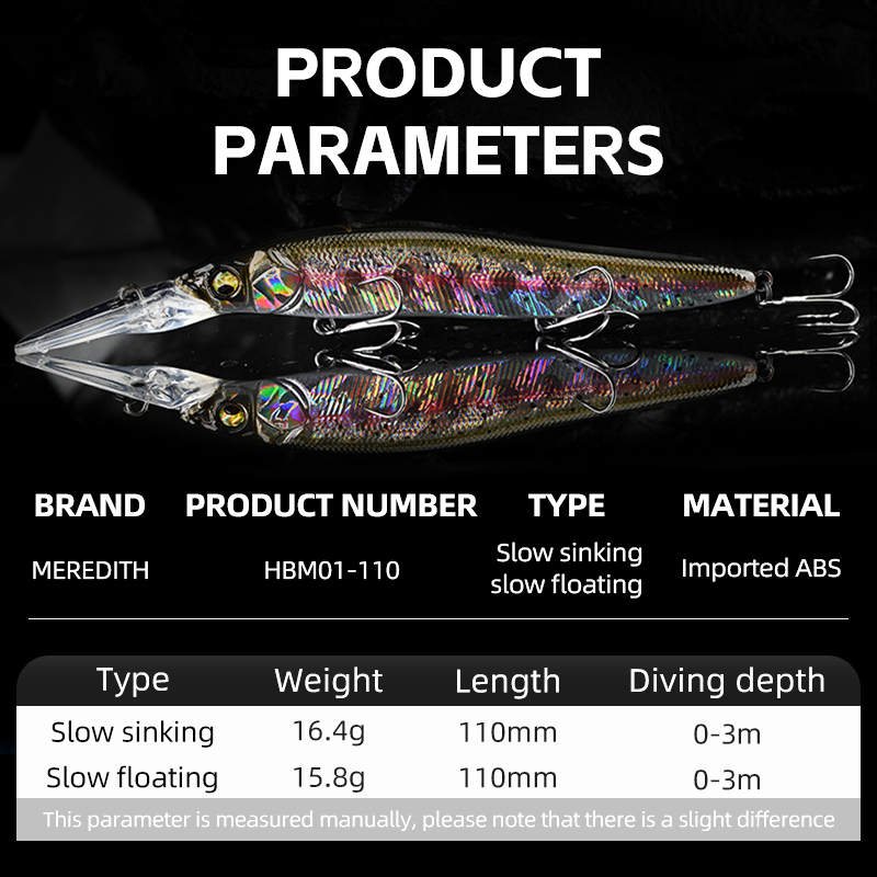 MEREDITH Minnow Wobbler Fishin - огляд і ціна Fishing Lure Jerkbait