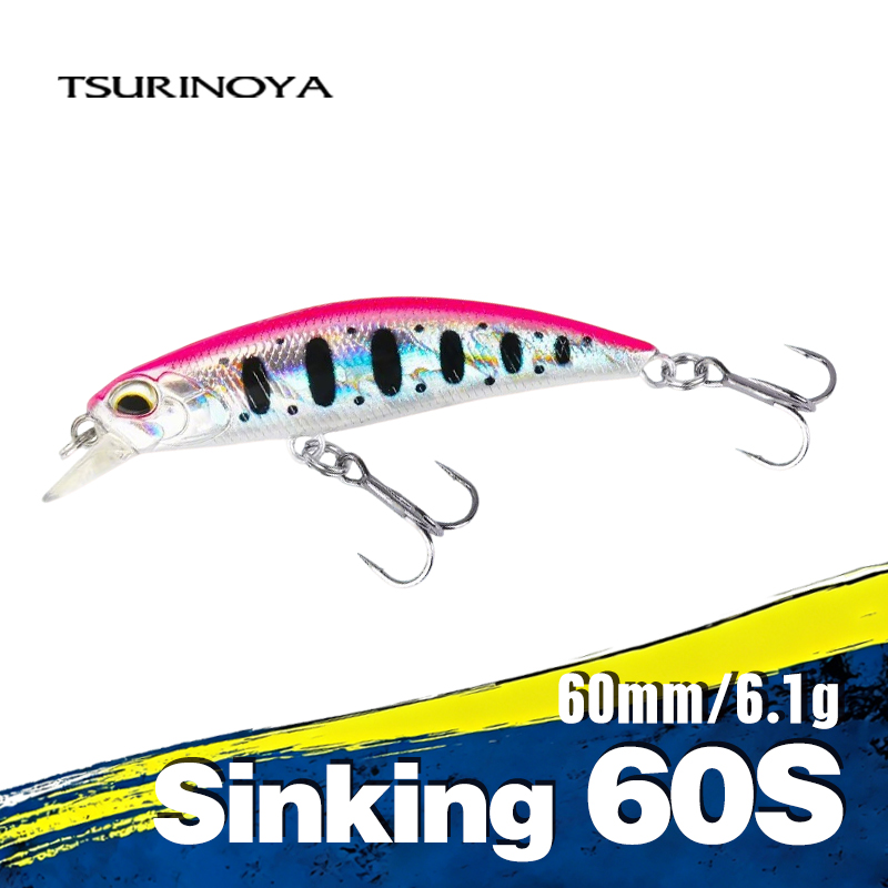 TSURINOYA  Sinking Minnow 60S  - огляд і ціна Fishing Lure Jerkbait