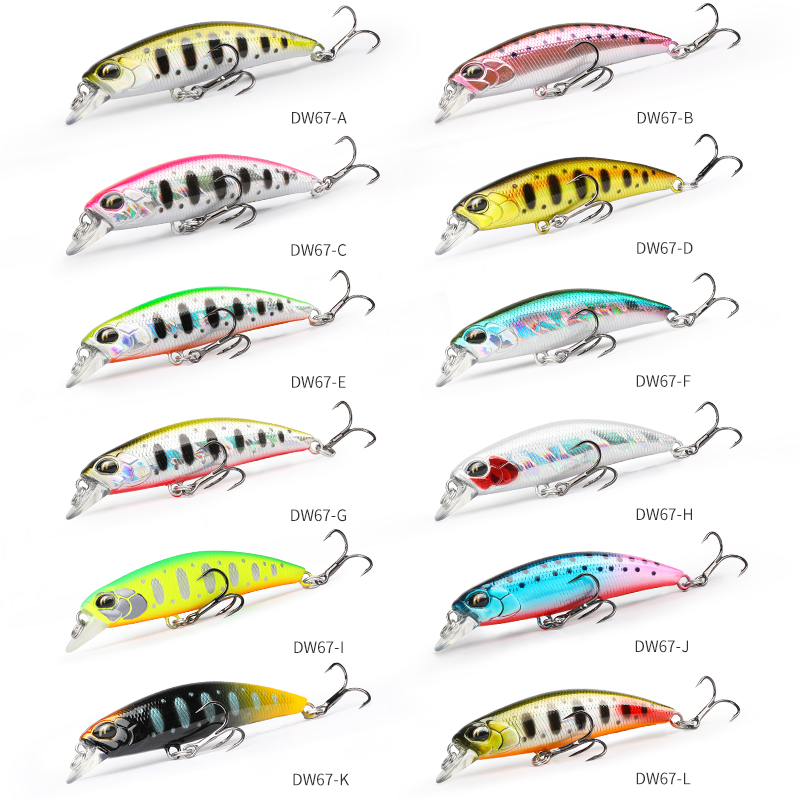 TSURINOYA  Sinking Minnow 60S  - огляд і ціна Fishing Lure Jerkbait