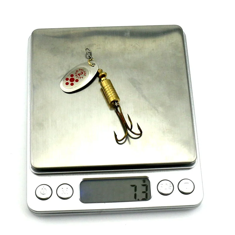 1PCS Metal Plating Spinner Bai - огляд і ціна Fishing Lure Spinnerbait