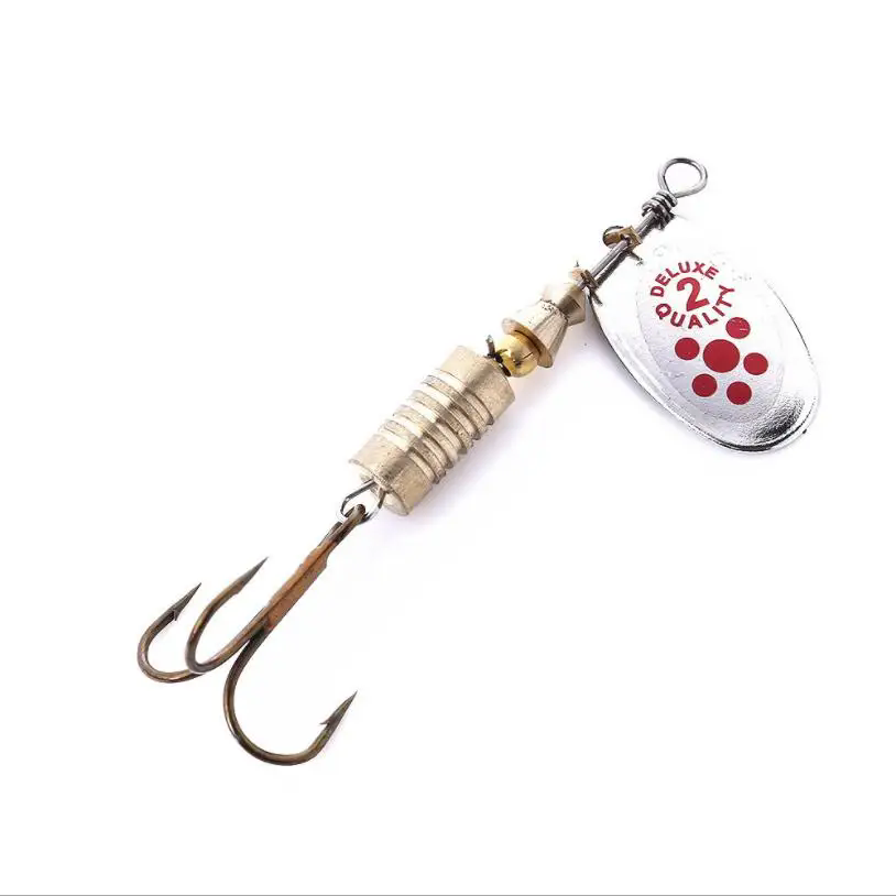1PCS Metal Plating Spinner Bai - огляд і ціна Fishing Lure Spinnerbait