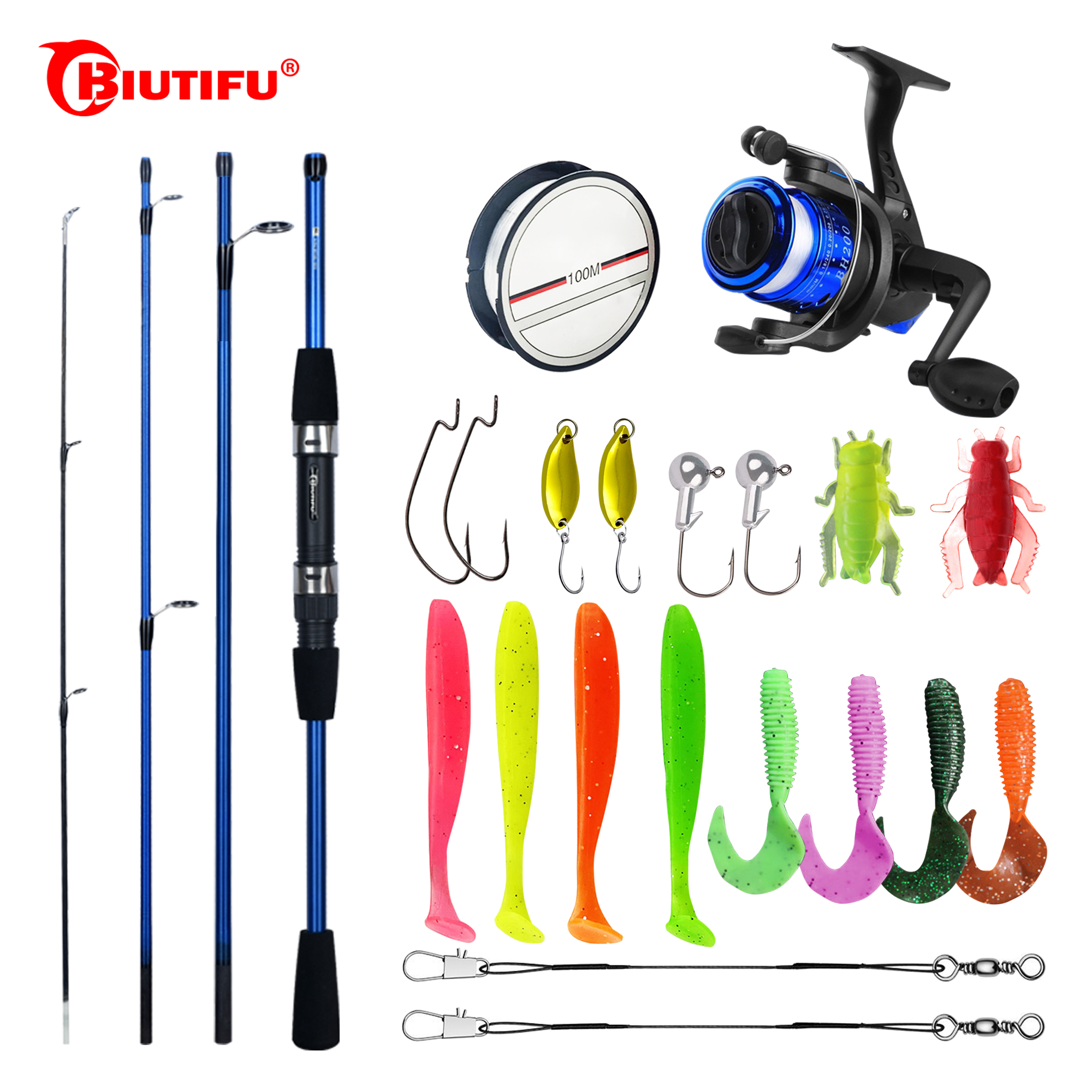 BIUTIFU Spinning Fishing Rod S - огляд і ціна Fishing Lure Spinnerbait
